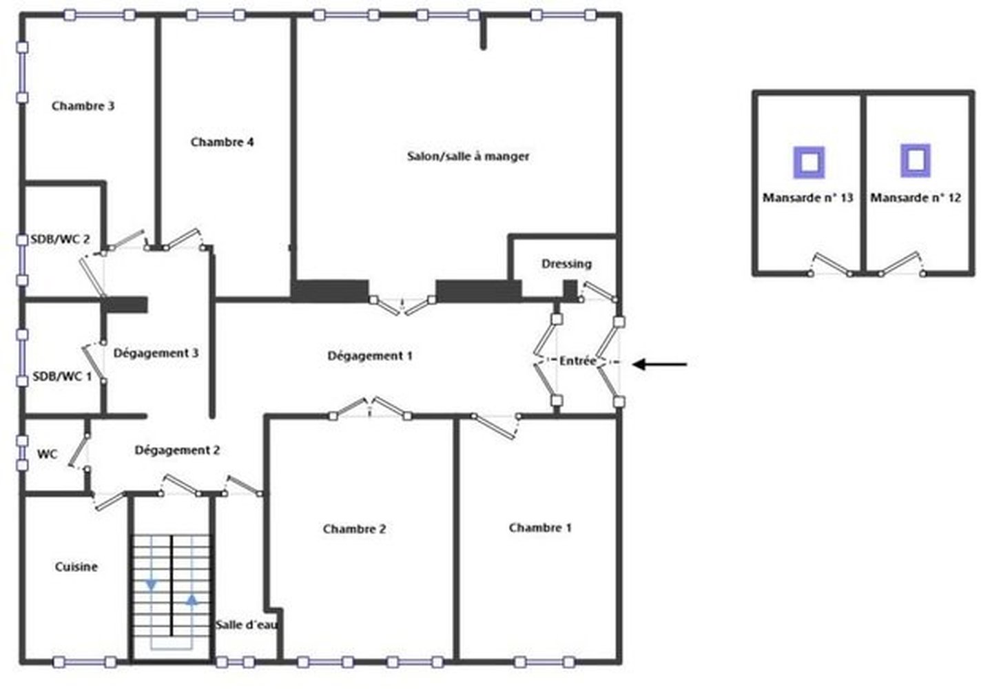 Property photo in Carre d'Argent