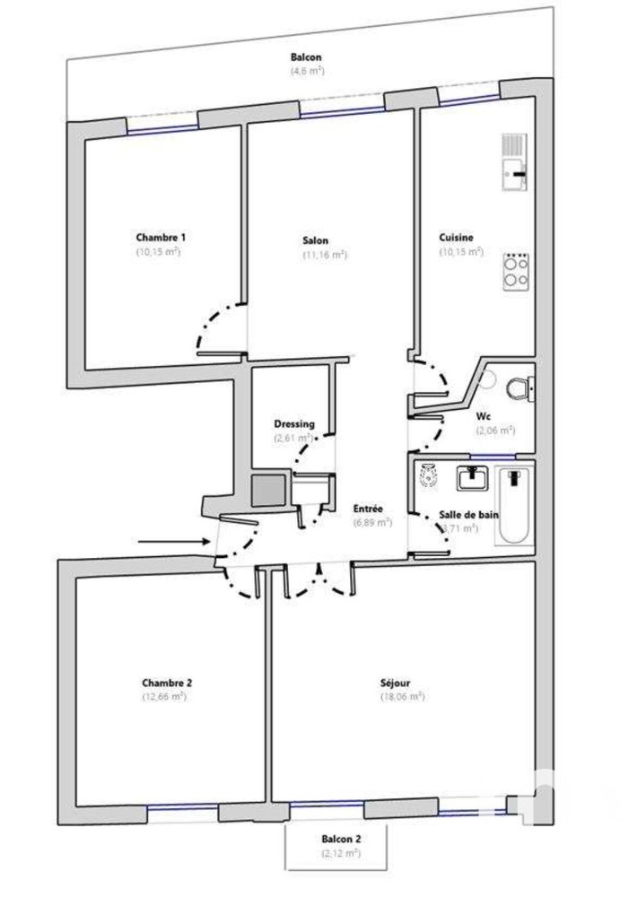 Property photo in Carre d'Argent